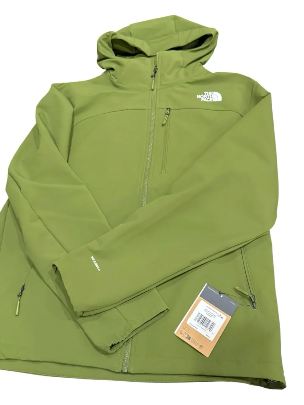 The North Face Woodland Green WindWall Softshell Jacket